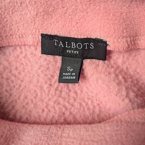 Talbots Fleece Sweater Petite Small EUC - Picture 3 of 4
